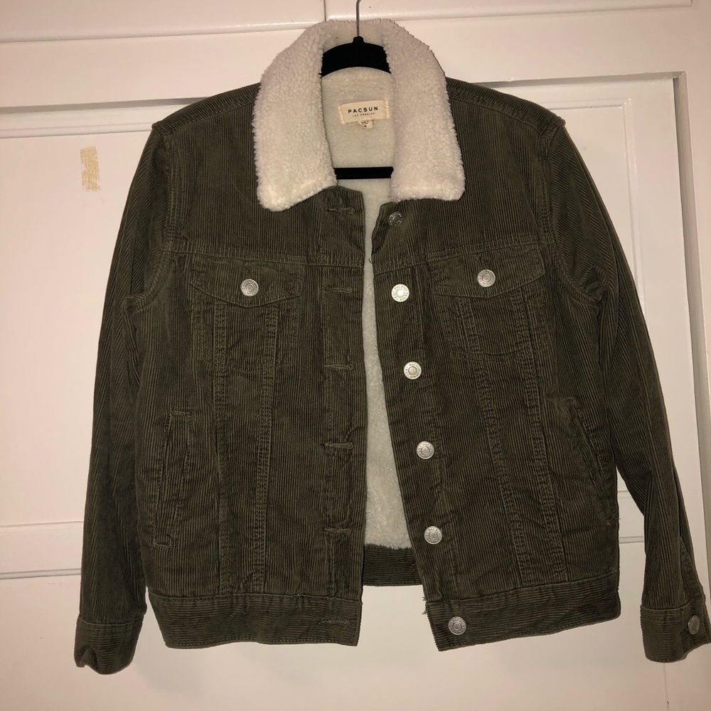 Green Fur Jacket